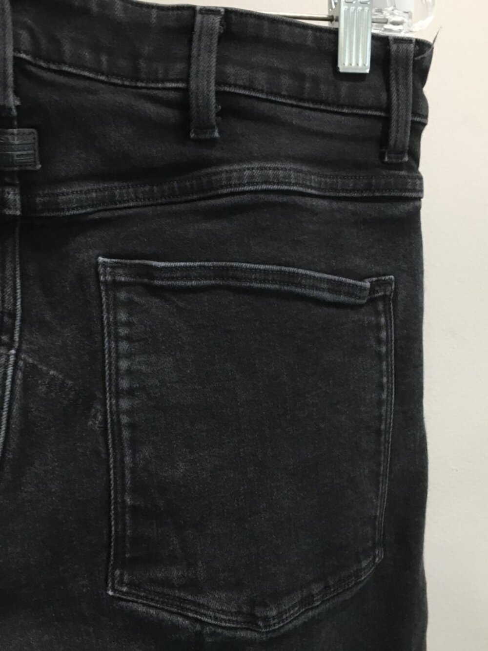 G STAR RAW 5620 3D Slim Black Wash 5 Pocket Logo Hardware Button Fly Denim Jeans - Picture 12 of 16